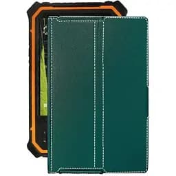 Чохол StatusCASE з екошкіри для планшету Hugerock T80V2 Тм. Бірюзовий