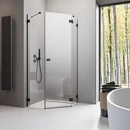 Душові двері Radaway Essenza Pro PTJ 57x200 ліва, безпечне скло, прозоре, чорна (10100000-54-01L) - мініатюра 4