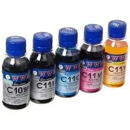Чернила WWM CANON PGI520/CLI521 BP/B/C/M/Y SET (C10/11SET5-2)