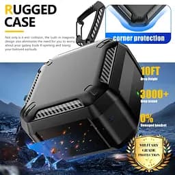 Чохол Primo Magnet Lock Rugged TPU для навушників Samsung Galaxy Buds 4 / Buds 4 Pro з карабіном - Black - мініатюра 5