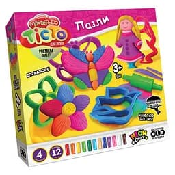 Набор креативного творчества "Тесто для лепки "Master Do" ПАЗЛЫ Danko Toys TMD-11 укр Бабочка