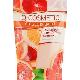 Сіль для ванн IQ-Cosmetic Грейпфрут і вітамінний комплекс 500 г