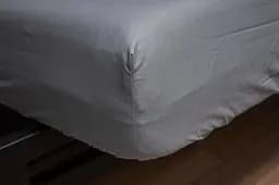 Простирадло на резинці Moon&Star Gray Бязь Gold Люкс 200х220х20 см