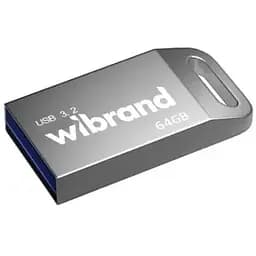 Флеш накопичувач USB 64Gb Wibrand Ant сріблястий USB 3.2 Gen 1 (WI3.2/AN64M4S)