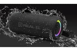 Колонка портативна 2.0 X-725 Black, 2 x 7.5 Вт REAL-EL teh0021014 - мініатюра 8