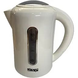 Чайник електричний DSP KK1112 авто-відключення 2200 Вт 1.7 л білий (KK1112_456)