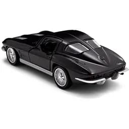 Автомодель TechnoDrive Chevrolet Corvette Split Window 1963 матовий чорний (250411U) - мініатюра 8