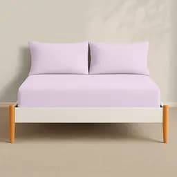Простирадло Cosas на резинці фланель 90х190х25 camellia, ліловий (Flannel_35Camellia_90x190x25) - мініатюра 4