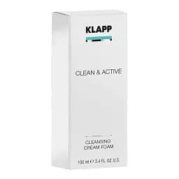 Крем пінка Klapp Clean & Active Cleansing Cream Foam 100 мл - мініатюра 2