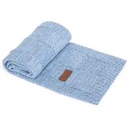 В'язаний плед Ceba 90х90 см синій (8971199)