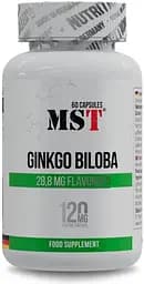 Екстракт гінкго білоба MST Ginkgo Biloba, 60 капсул для підтримки пам'яті, мозку та кровообігу
