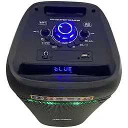 Акумуляторна акустична система Kimiso QS-82 колонка валіза 80Вт USB SD FM радіо Bluetooth мікрофон ДК (QS-82) - мініатюра 5