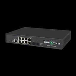 Комутатор мережевий POE GV-019-M-08G+SFP