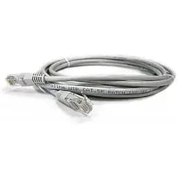 Патч-корд 5м, UTP, cat.5e, CU, 24AWG, grey Kingda (KD-PAUT3500GY)
