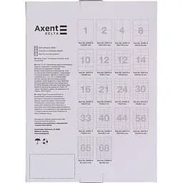Етикетки з клейким шаром Axent D4464-A 70 x 42.4 мм - мініатюра 2