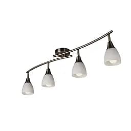 Светильник Brille настенный-потолочный спот поворотный накладной HTL-138/4 E14 AB/SN