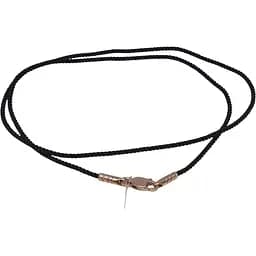 Ювелірний шовковий шнурок Golden Time з золотими вставками. Ц2015ШЧ 45