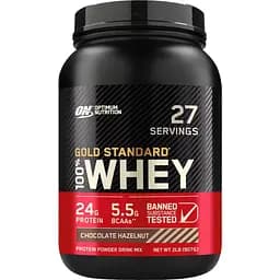 Сывороточный протеин Optimum Nutrition Whey Gold Standard Chocolate hazelnut 907 г