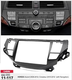 Перехідна рамка Honda Accord, Crosstour Carav 11-117 - мініатюра 4