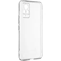 TPU чохол Epik Transparent 1.5 mm Full Camera для Vivo V21 Безбарвний прозорий