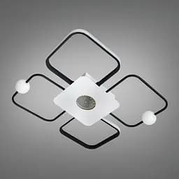 Led люстра з ефектом зоряного неба MX2990-2+2B WH+BK - мініатюра 3