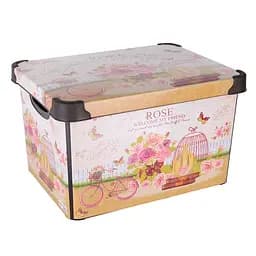 Корзина Violet House Decor Rose, 20 л, різнобарв'я (0648 DECOR ROSE с/кр. 20 л)