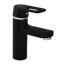 Змішувач для умивальника Zerix Z1030-6 black ZX0352 Чорний матовий