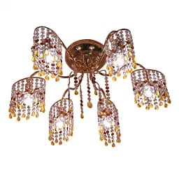 Люстра потолочная Brille хрустальная E14 40W G (BCL-179S/6)