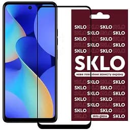Захисне скло SKLO 3D для Tecno Spark 30C Чорний