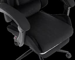 Геймерське крісло GT Racer чорне (X-2324 Fabric Black Suede) - мініатюра 8