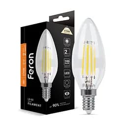 Світлодіодна лампа Feron Filament LB-68 4 Вт E14 2700K