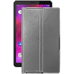 Чохол StatusCASE з екошкіри для планшету Lenovo Tab M8 (3rd Gen) Сірий