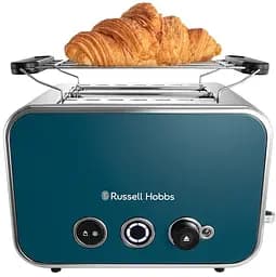 Тостер Distinctions 2-Slice 1670Вт, підігрів, розморожування, пластик, синій Russell Hobbs kuh0014860 - мініатюра 4