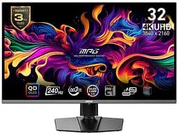 Монитор 31.5" MSI MPG 321URX QD-OLED UHD 240Hz (MPG 321URX QD-OLED)