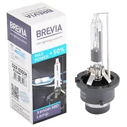 Ксеноновая лампа Brevia D2R +50%, 6000K, 85V, 35W PK32d-3, 1шт(85226MP)