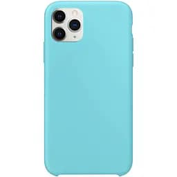 Чохол Silicone Case без Logo AA для Apple iPhone 11 Pro Max 6.5" Синій / Ice Blue