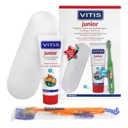 VITIS JUNIOR набір: гель-паста 75 мл, щітка, пенал