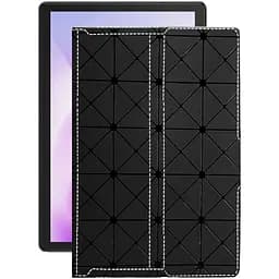 Чехол StatusCASE из экокожи для планшета Cubot Tab 10 Черный ромб