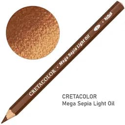 Карандаш для рисунка Cretacolor MEGA Сепия масляная светлая 