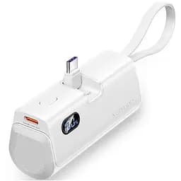 Павербанк Vention White 4800 mAh / 22.5 Вт (FHQW0)