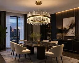 Підвісна LED-люстрацвіт латунь Diasha 836/600BR кришталева, 135 Вт, 58 см, 14-20m2 - мініатюра 2