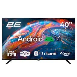Телевізор 40" LED FHD 60Hz Smart Android Black 2E teh0018412 - мініатюра 2