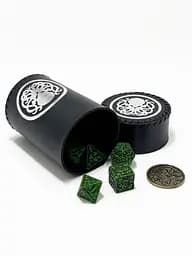 Настільна гра Планета Ігор Чаша для кубиків Ктулху (чорна) (Dice cup Cthulhu black) (pi-dc001) - мініатюра 6