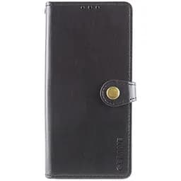 Кожаный чехол-книжка GETMAN Gallant (PU) для Motorola Moto G75 5G Черный