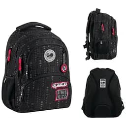 Рюкзак GoPack Education 175M-8 Anime boy Черно-красный (GO26-175M-8)