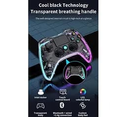 Геймпад джойстик Voltronic P-05 Wireless DualShock 4 for PS4/Switch/PC/IOS MFI/Adndroid HID - мініатюра 6