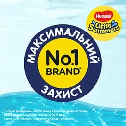 Підгузки-трусики для плавання Huggies Little Swimmers 5-6 (12-18 кг), 11 шт. - мініатюра 6