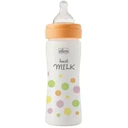 Пляшечка для годування Chicco Perfect Easy силіконова, від 2 міс., середній потік 250 мл (20243.10)