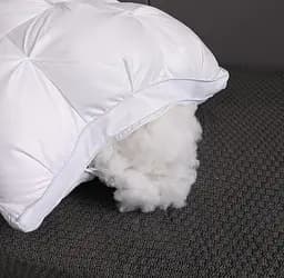 Подушка тісто з поліефірного волокна Hotel pillow 19534 50х70 см біла - мініатюра 7