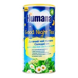 Детский чай Humana Good Night в гранулах, 200 г